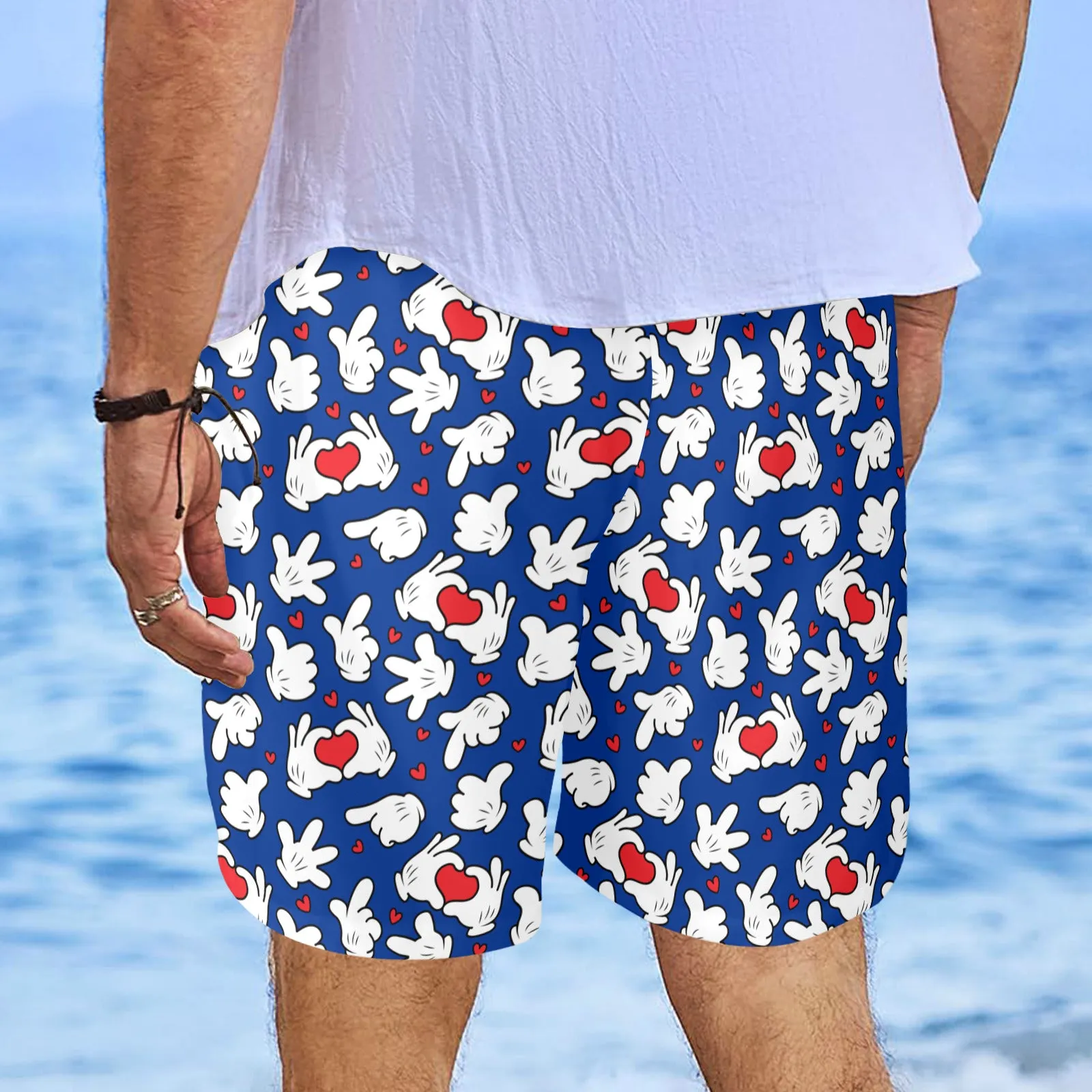 Happy Hands Men's Swim Trunks Swimsuit