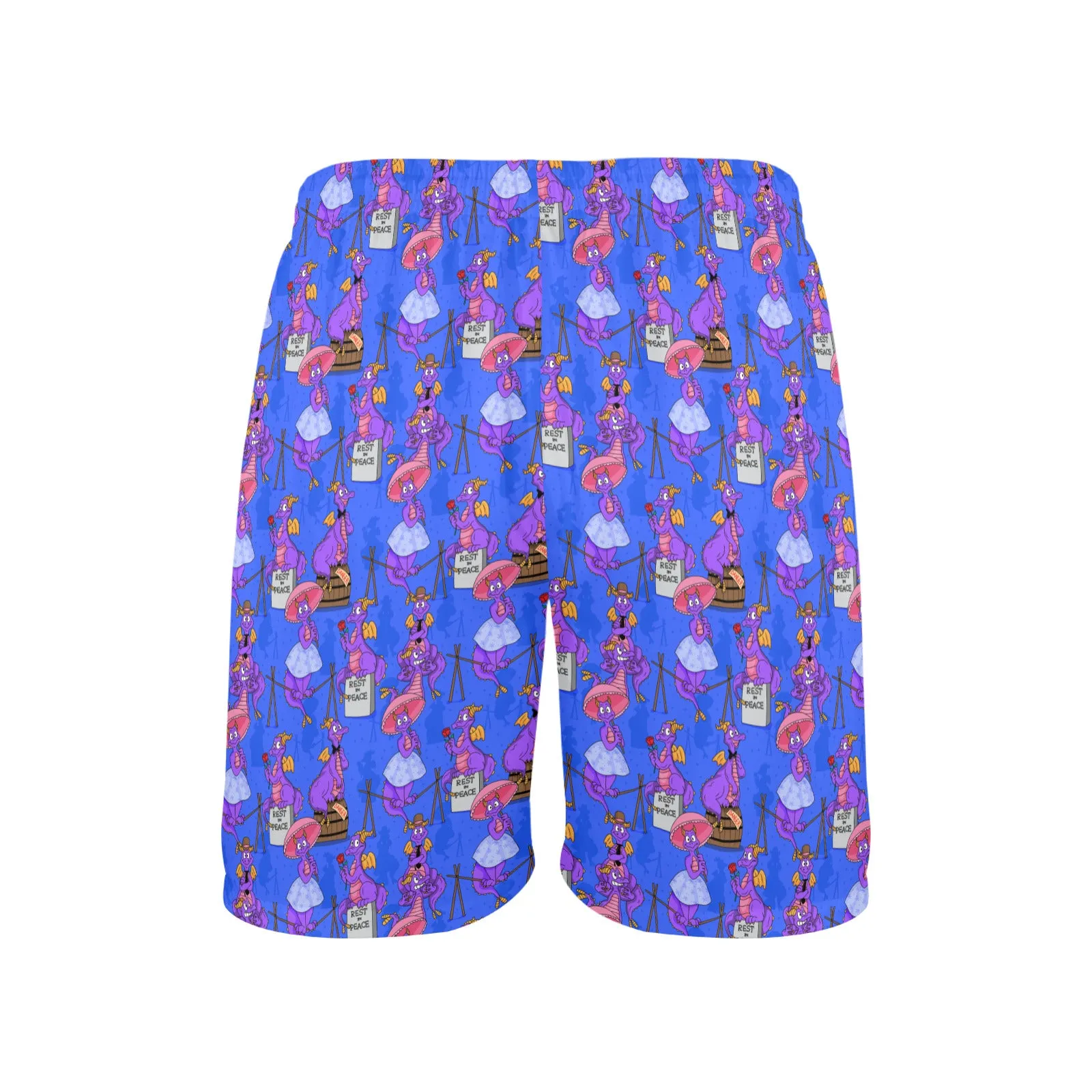 Haunted Mansion Figment Men's Swim Trunks Swimsuit