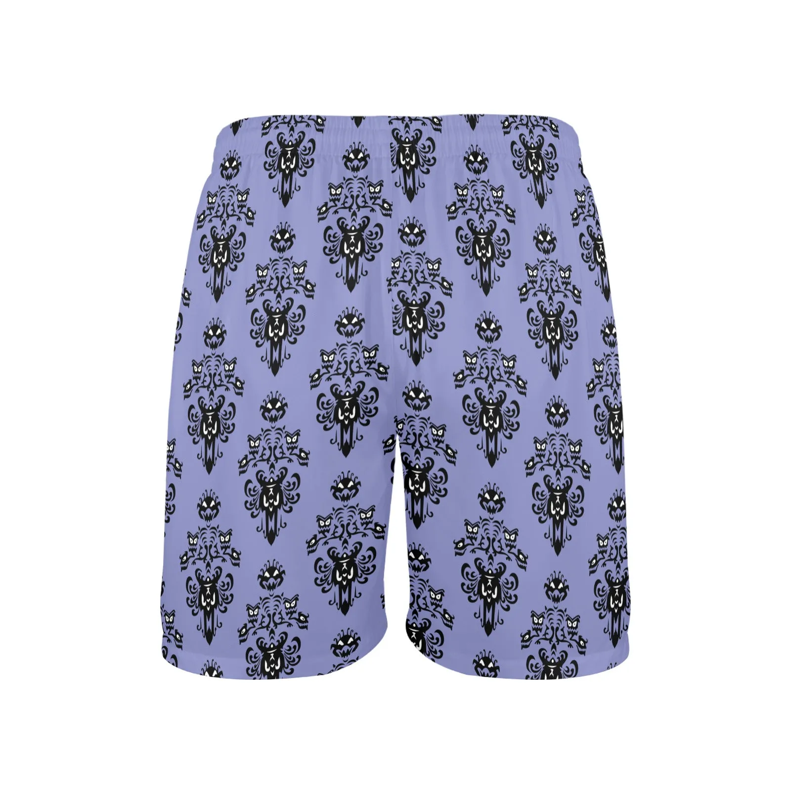 Haunted Mansion Wallpaper Men's Swim Trunks Swimsuit