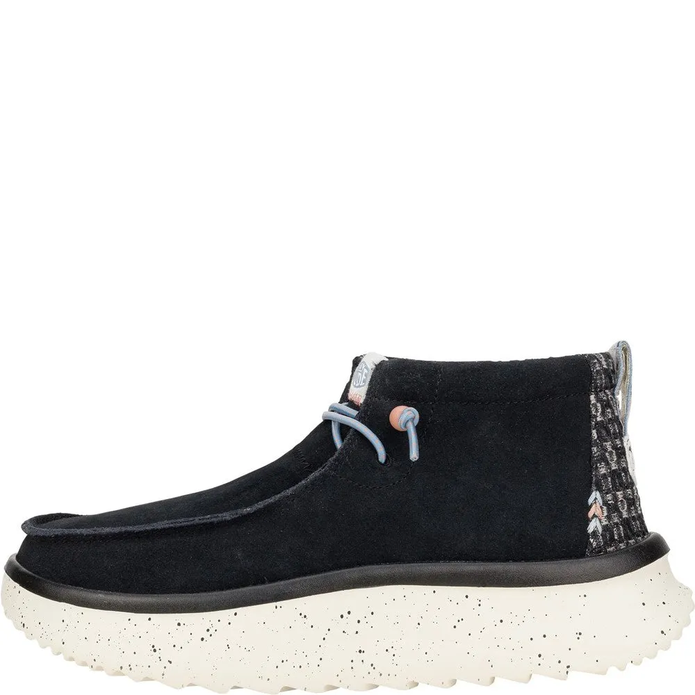 HEYDUDE Wendy Peak Hi Suede Ankle Boots