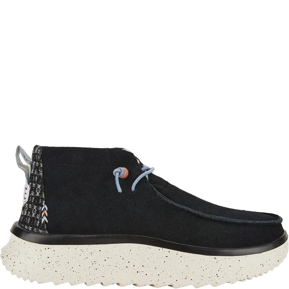 HEYDUDE Wendy Peak Hi Suede Ankle Boots