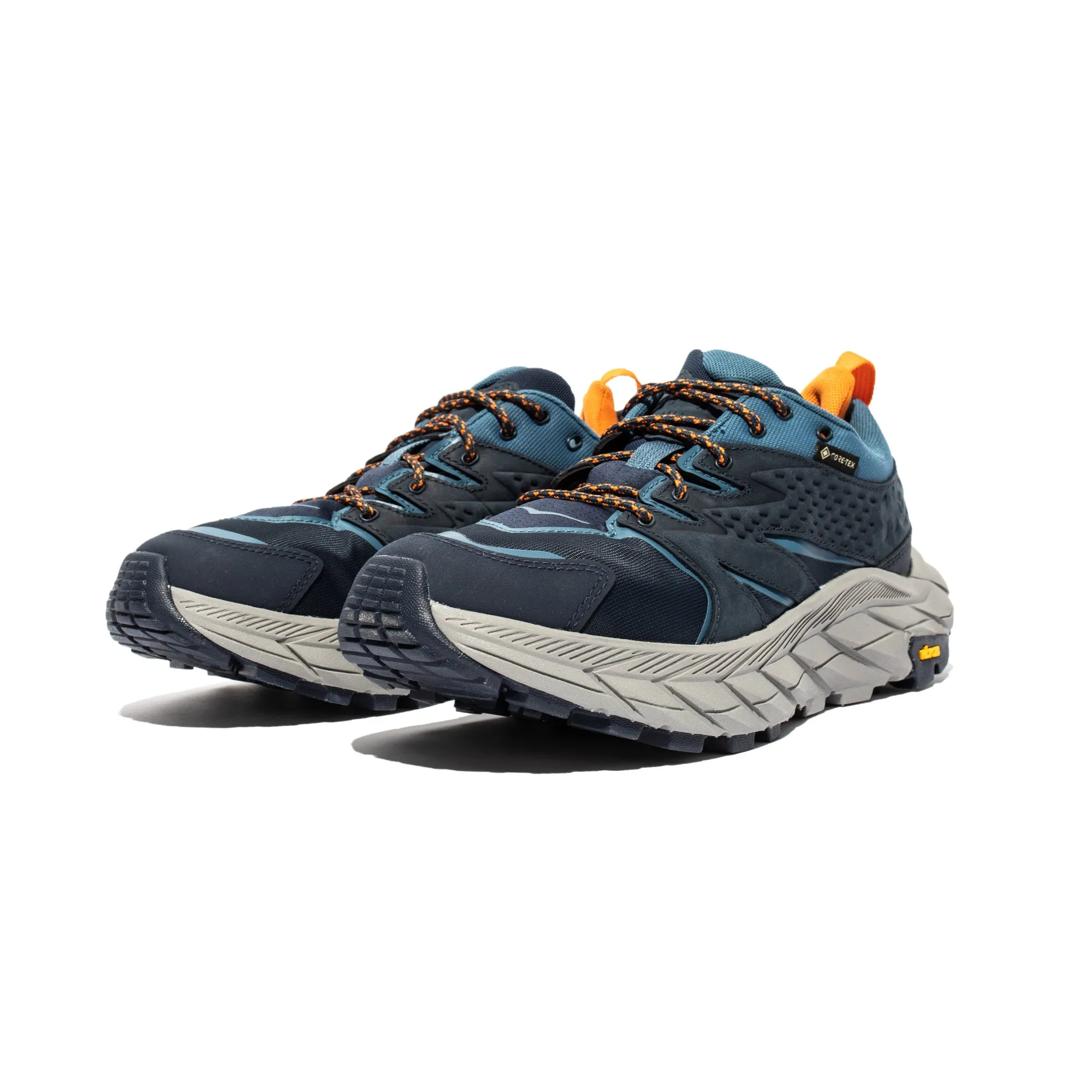 Hoka One One Mens Anacapa Low GTX Shoes 'Outer space/ real teal'