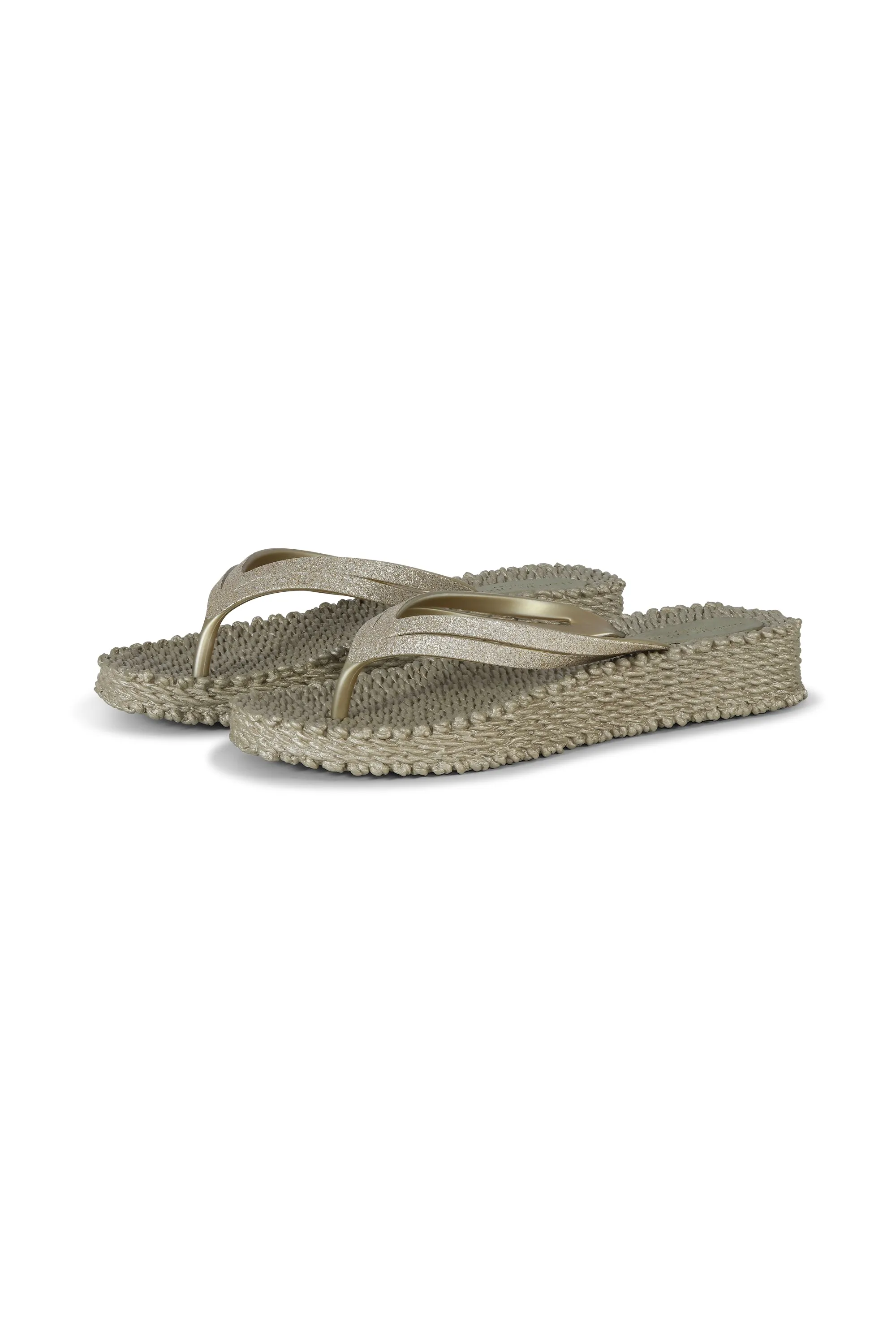 Ilse Jacobsen Hornbæk Cheerful-13 Platform Flip Flops | Platin 780A