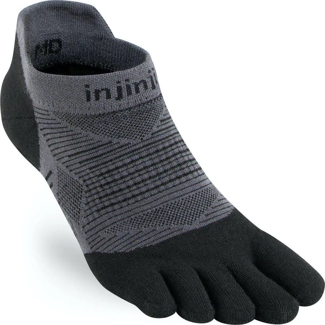 Injinji Run Lightweight No-Show Black | Buy Injinji Run Lightweight No-Show Black here | Outnorth