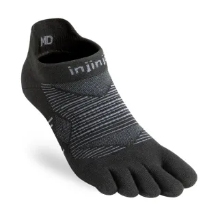 Injinji Run Lightweight No-Show Noir | Buy Injinji Run Lightweight No-Show Noir here | Outnorth