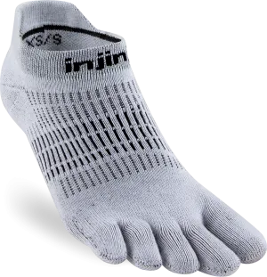 Injinji Women&#x27;s Run Lightweight No-Show Grey | Buy Injinji Women&#x27;s Run Lightweight No-Show Grey here | Outnorth