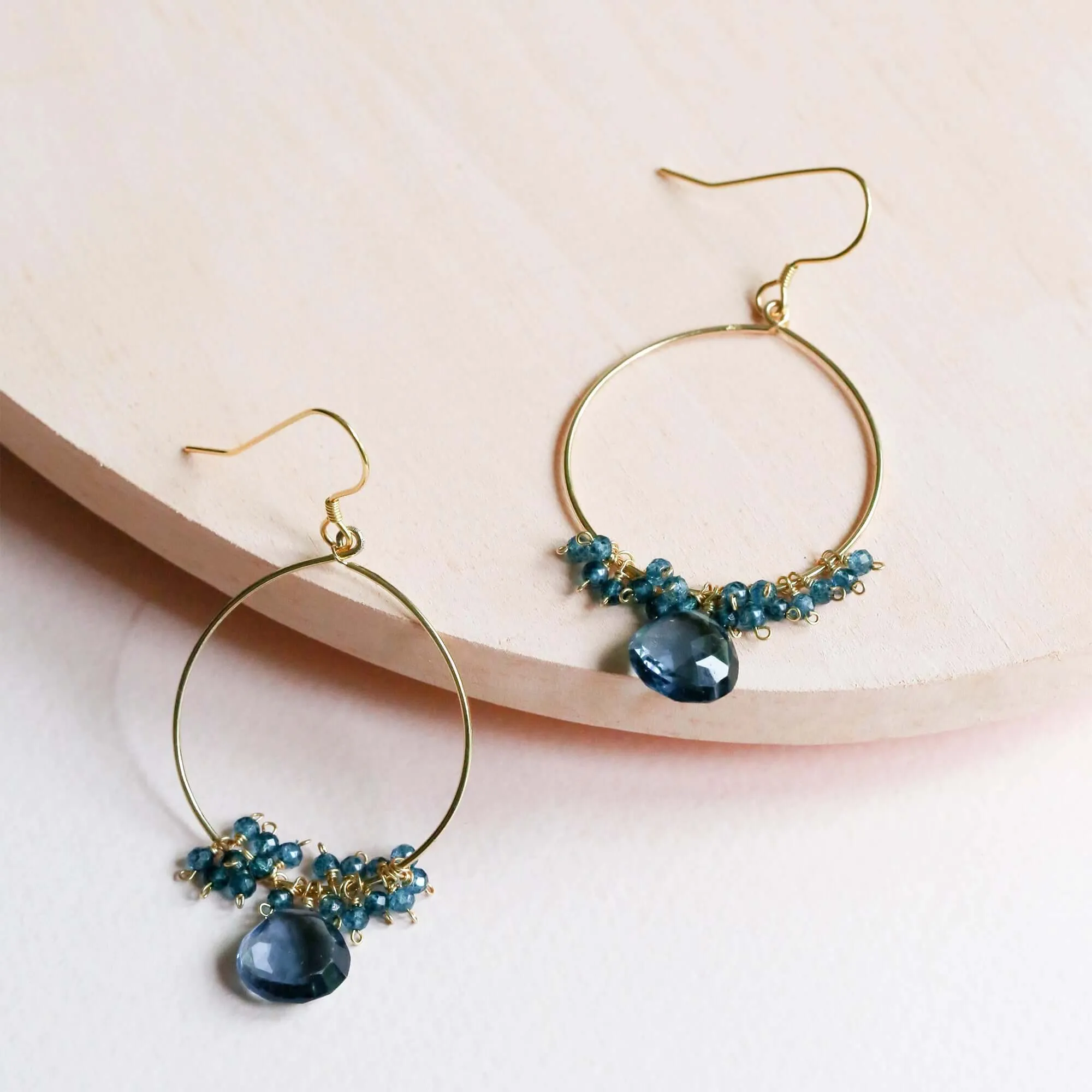 Iolite Swing Earrings