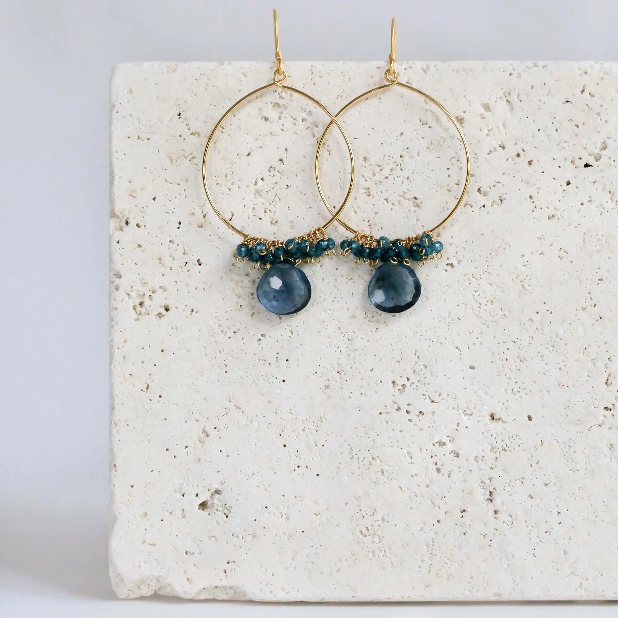 Iolite Swing Earrings