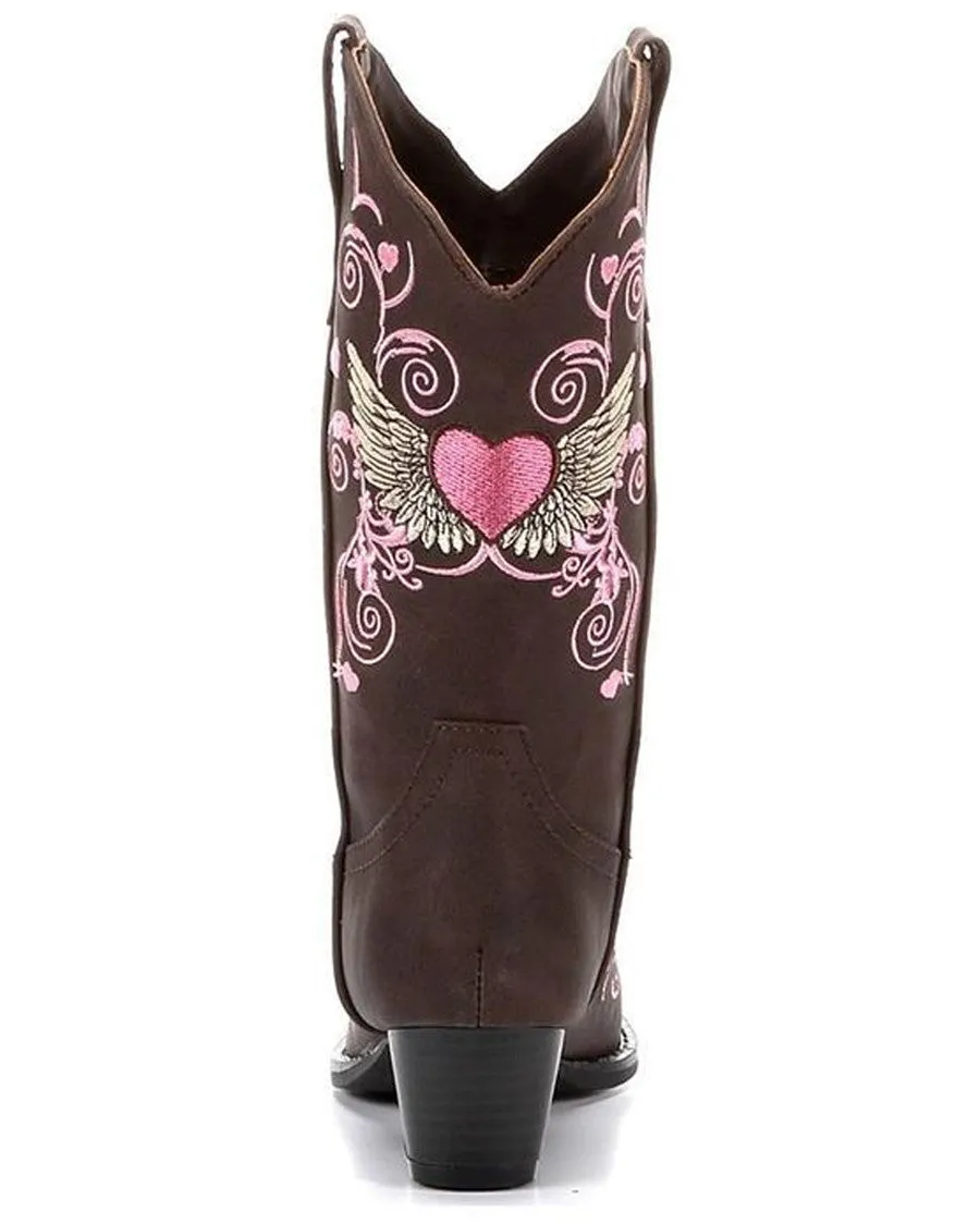 Kids Winged Heart Boots