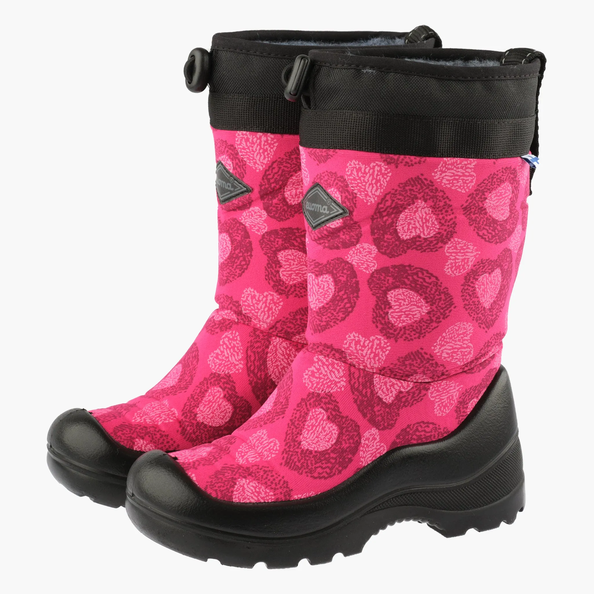 Kids´ winter boots Lumilukko, Pink Heart