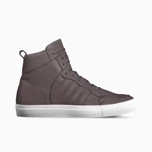 KNOXX HI TOP SNEAKERS IN CHOCOLATE (BROWN)