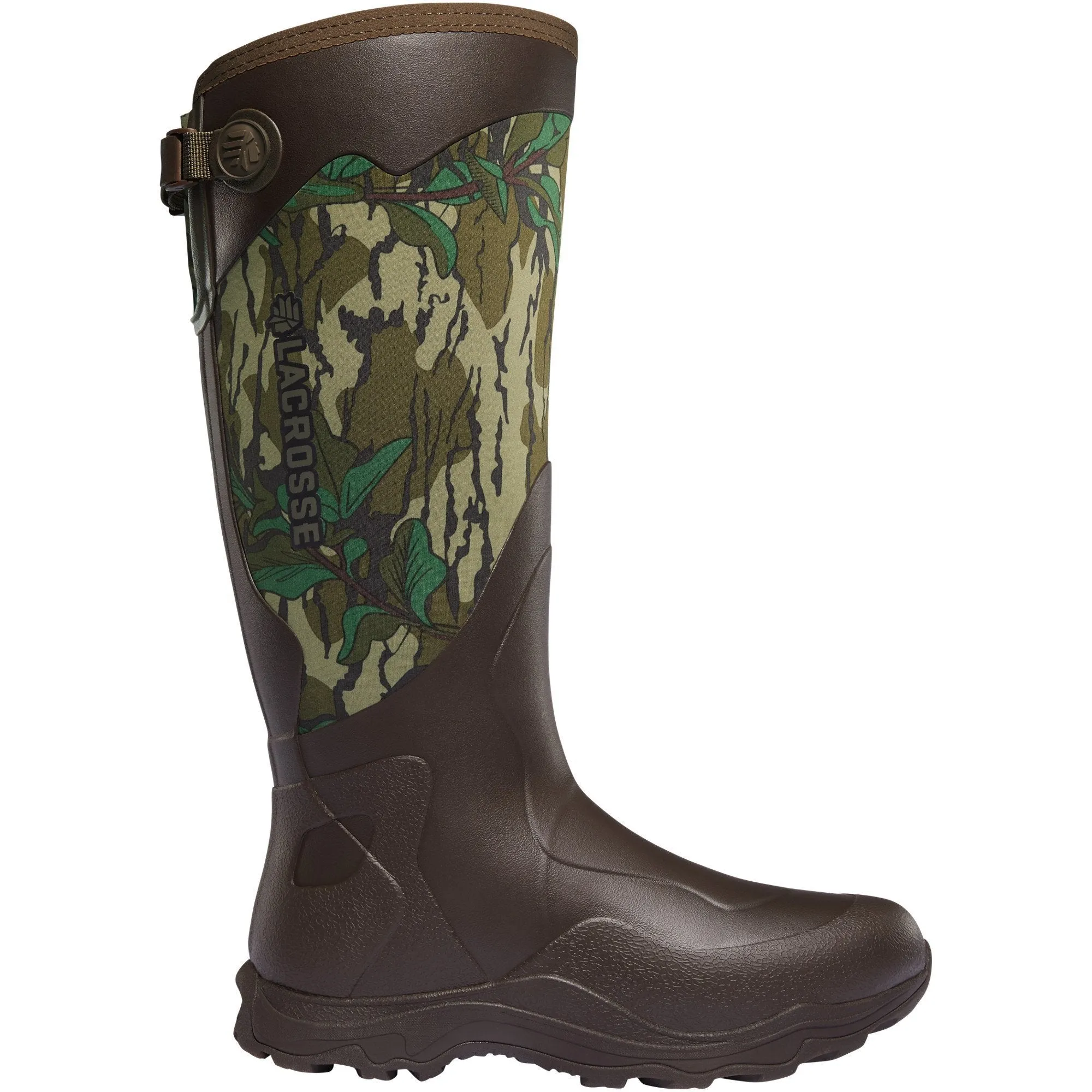 Lacrosse Men's Alpha Agility 17" Soft Toe WP Rubber Hunt Boot Mossy Oak - 339073