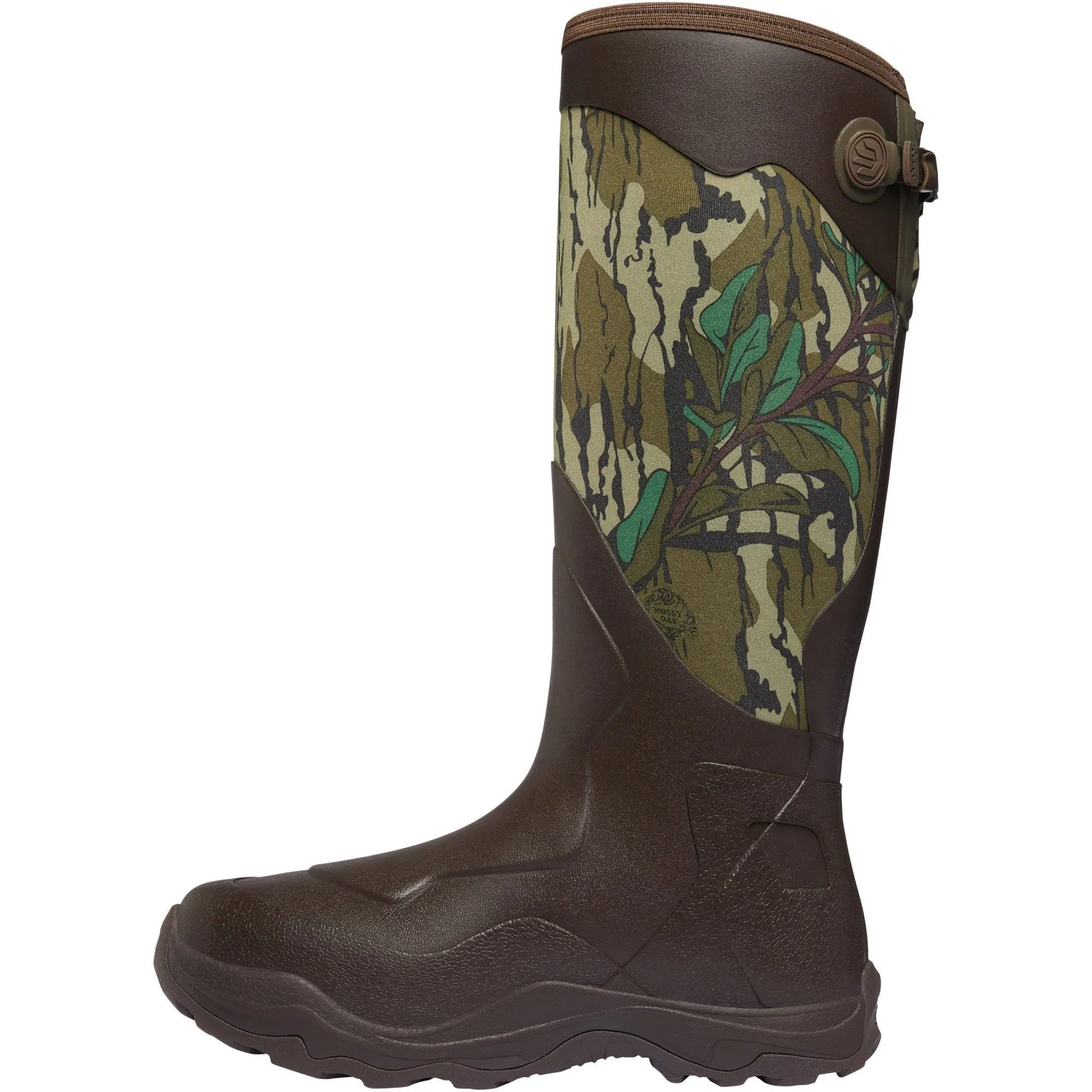 Lacrosse Men's Alpha Agility 17" Soft Toe WP Rubber Hunt Boot Mossy Oak - 339073