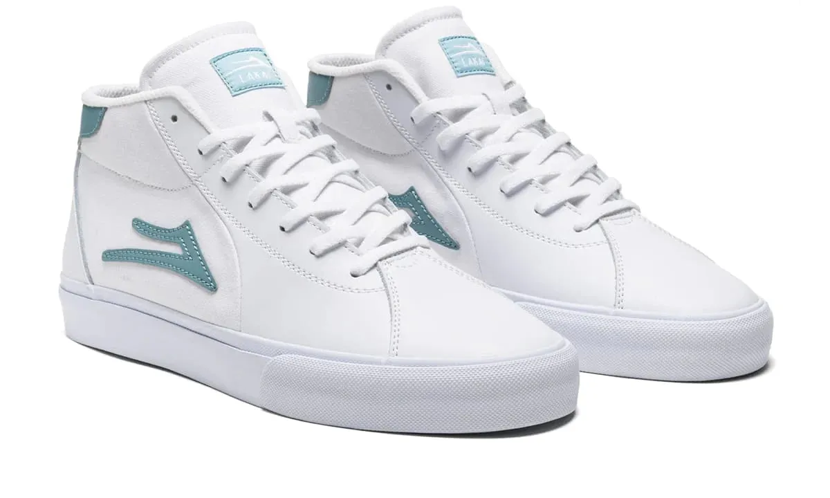 LAKAI Flaco 2 Mid Shoes White/Nile Leather