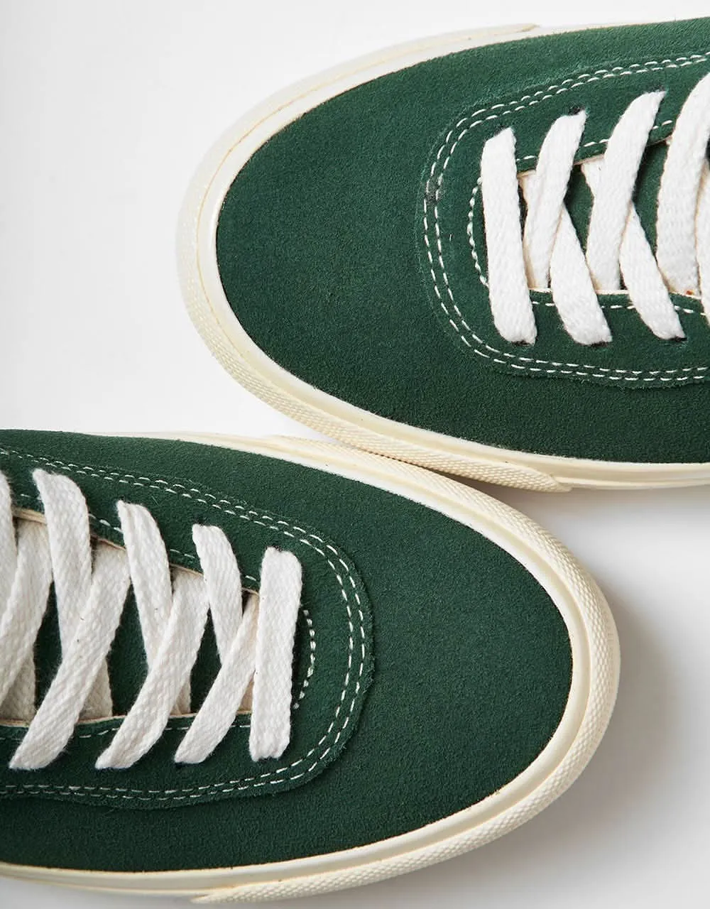 Last Resort AB VM001 Lo Suede Skate Shoes - Elm Green/White