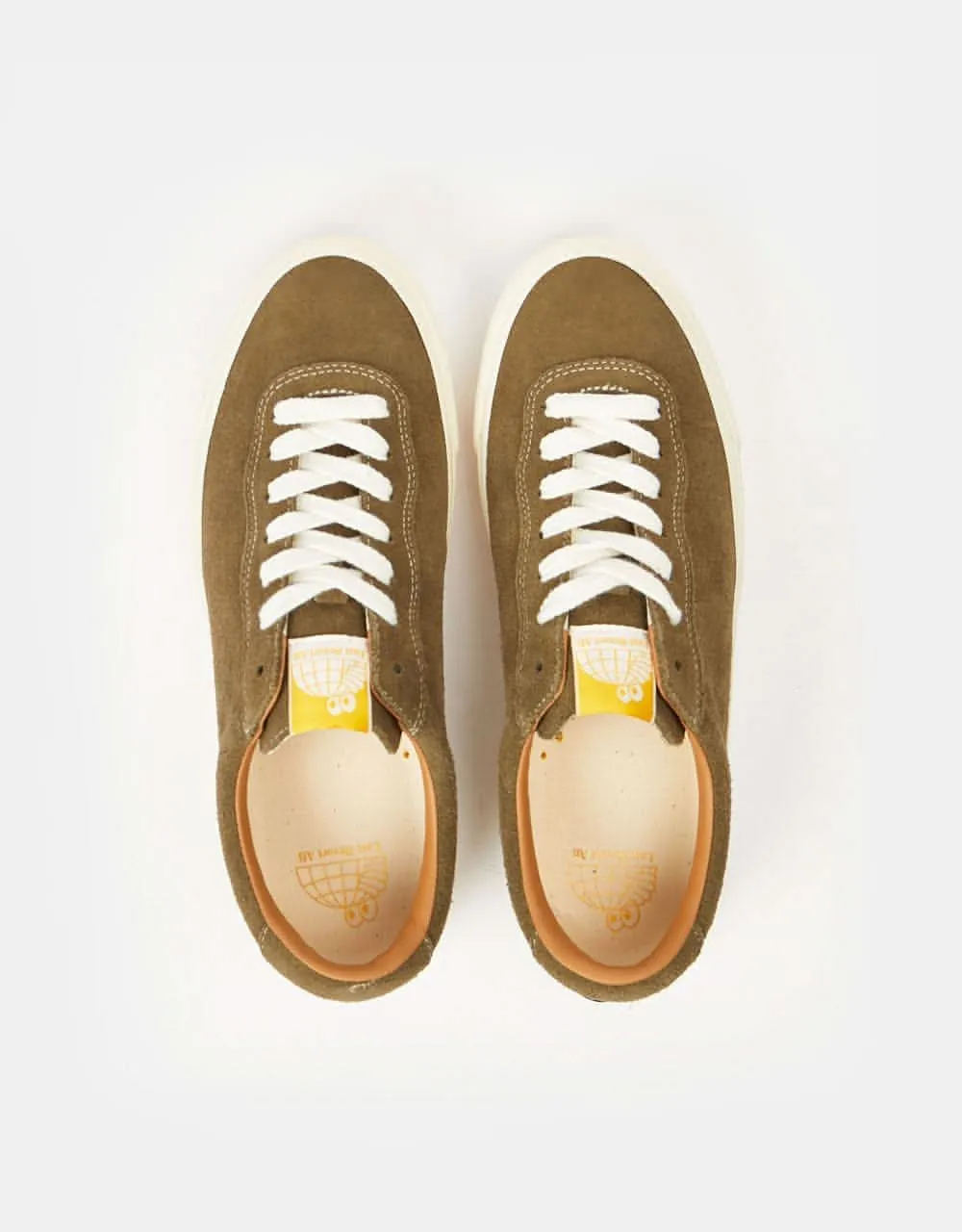 Last Resort AB VM001 Suede Lo Skate Shoes - Dusty Green/White