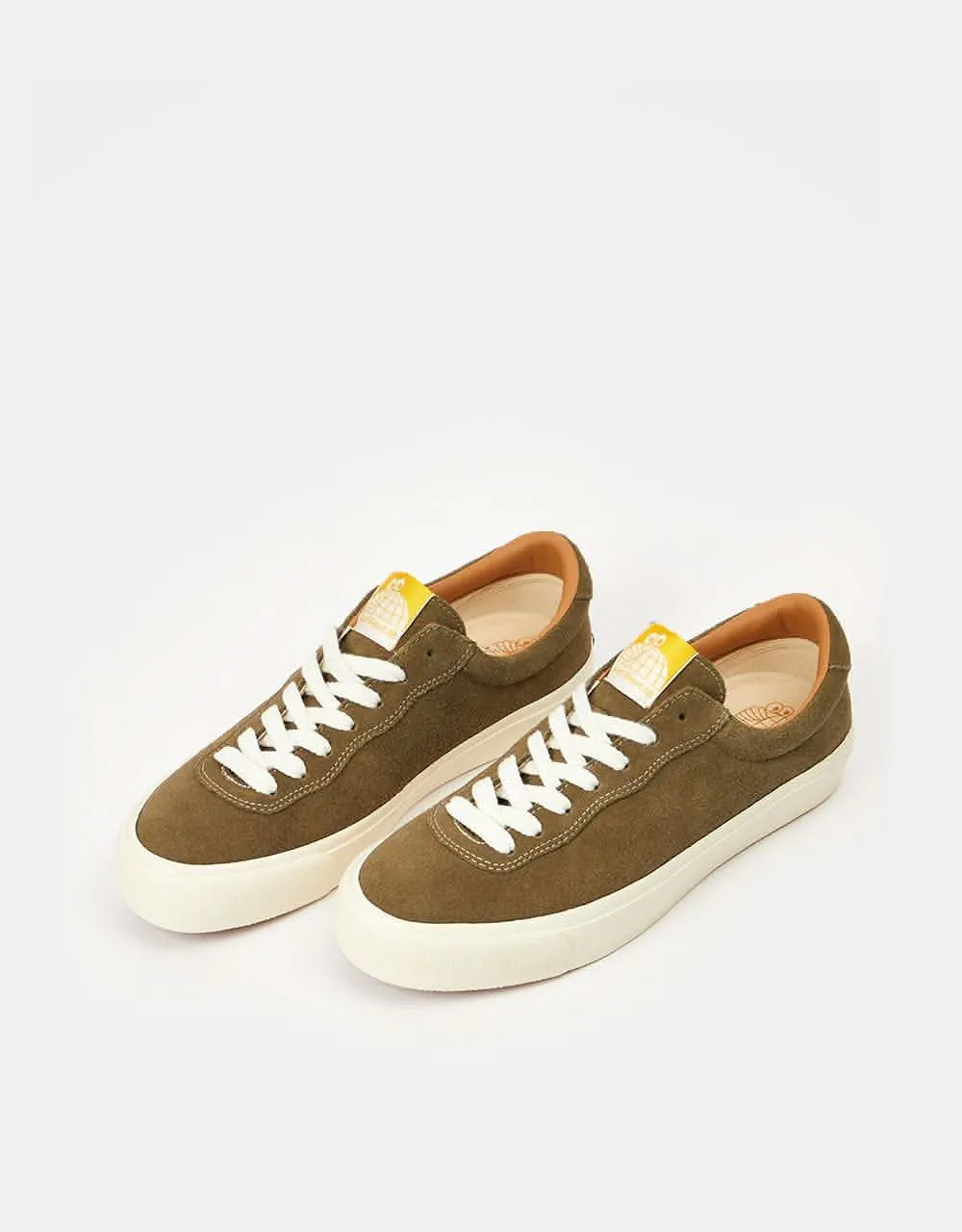 Last Resort AB VM001 Suede Lo Skate Shoes - Dusty Green/White