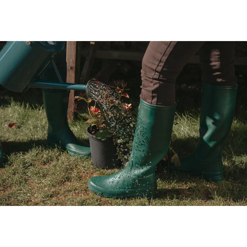 Le Chameau Iris Jersey Lined Ladies Wellington Boots - Vert Fonce