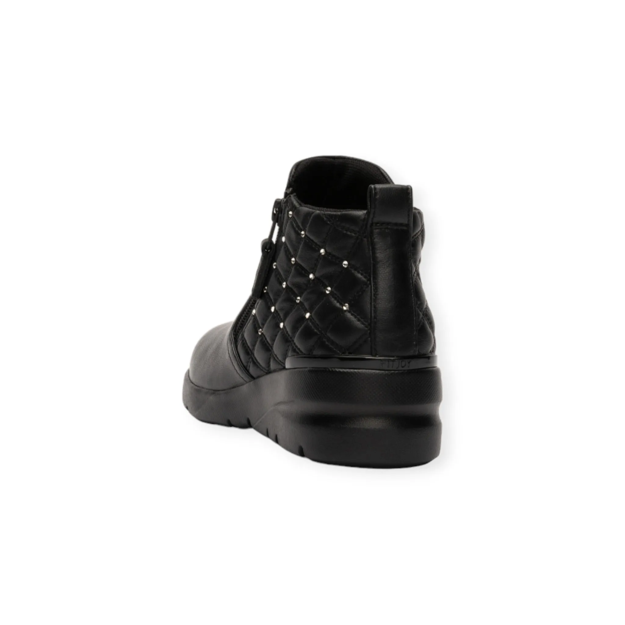 Lightweight Soft Sheepskin quilted design boots with Swarovski crystal glass decoration #FJ104