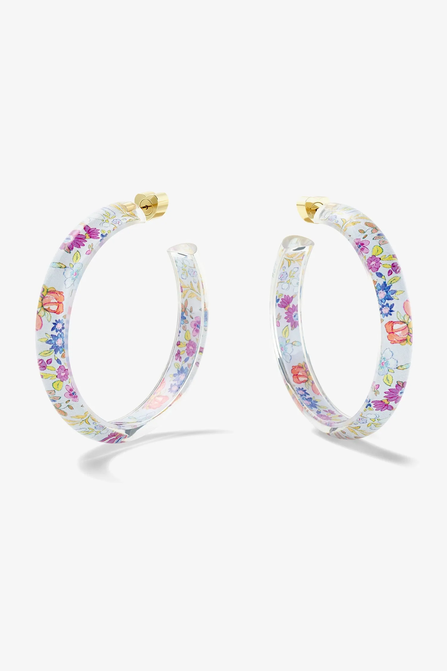 LoveShackFancy x Alison Lou Medium Jelly Hoops