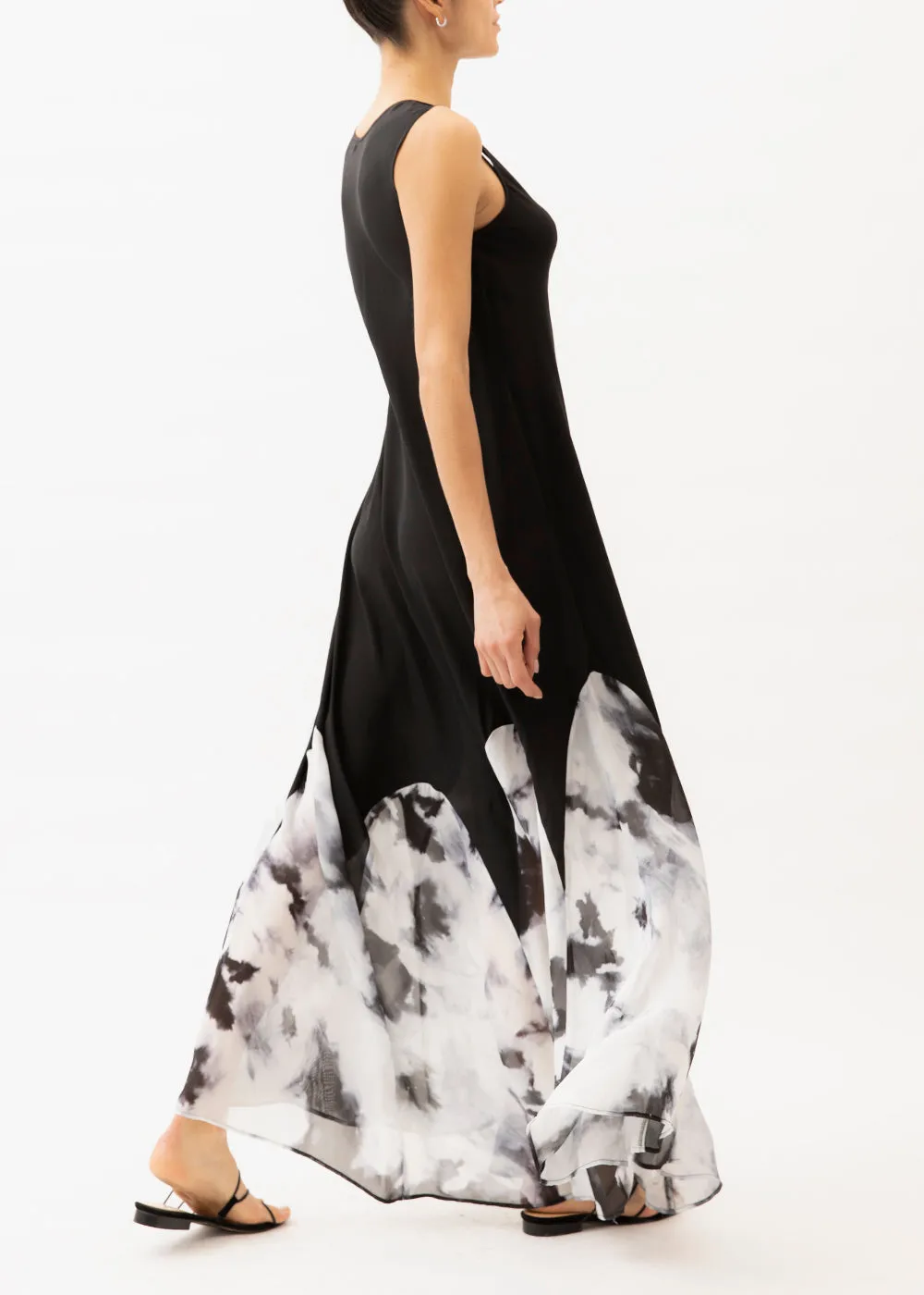 Margaux Black Degrade Maxi Dress