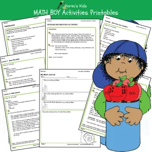 MATH BOY Freebie Activity Kit (Karen's Kids Printables)