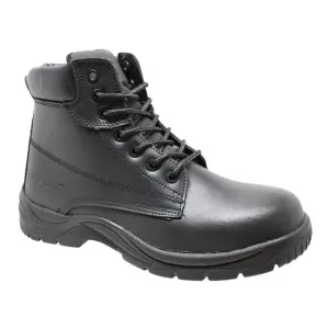 Men's 6" Composite Toe Work Boot Black Leather Boots