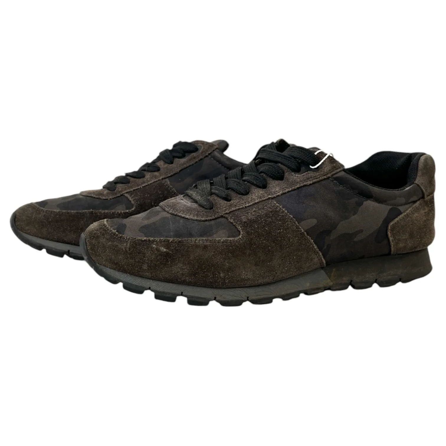 Men's Camouflage Runners Low Trainers Khaki Size EU 42 / UK 8