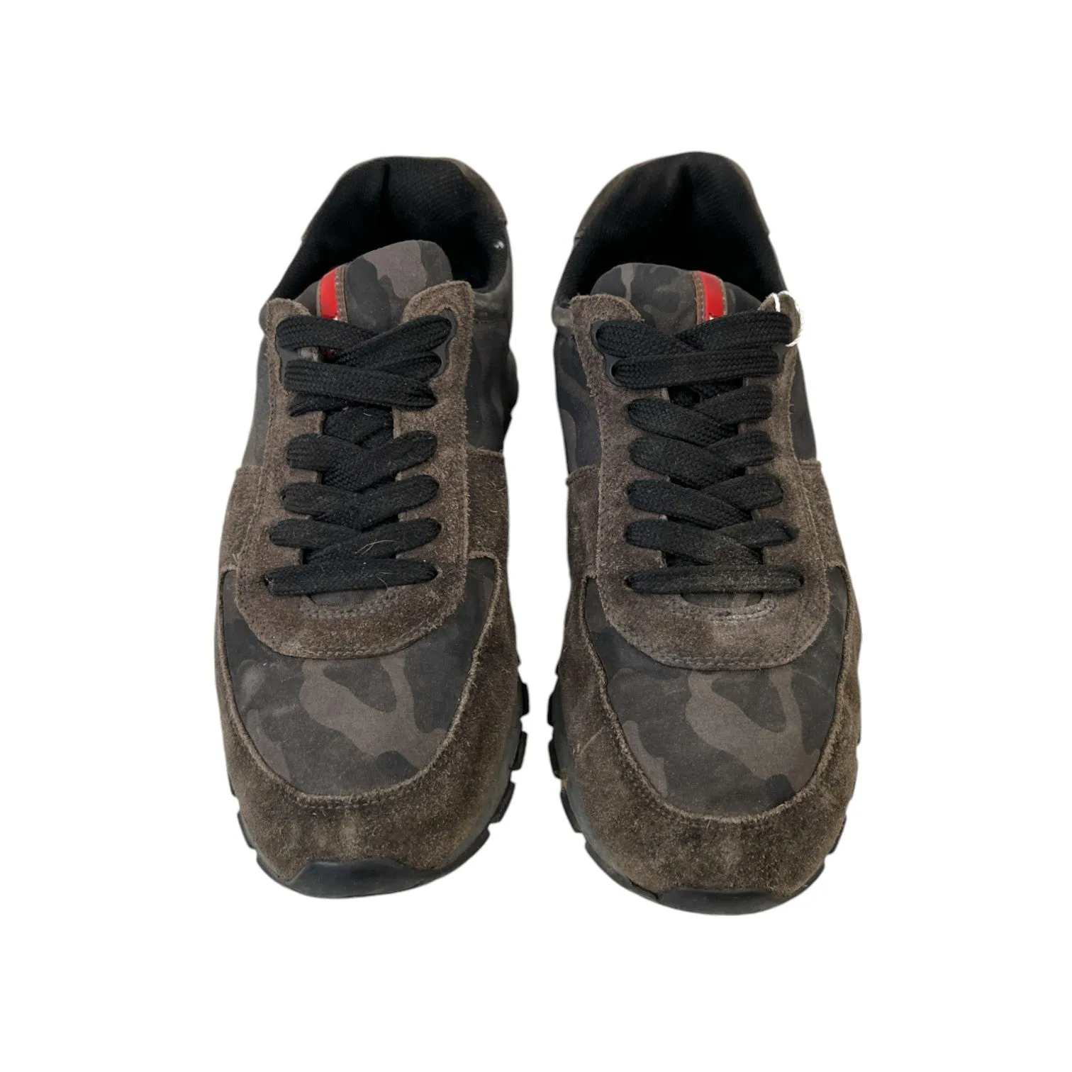 Men's Camouflage Runners Low Trainers Khaki Size EU 42 / UK 8