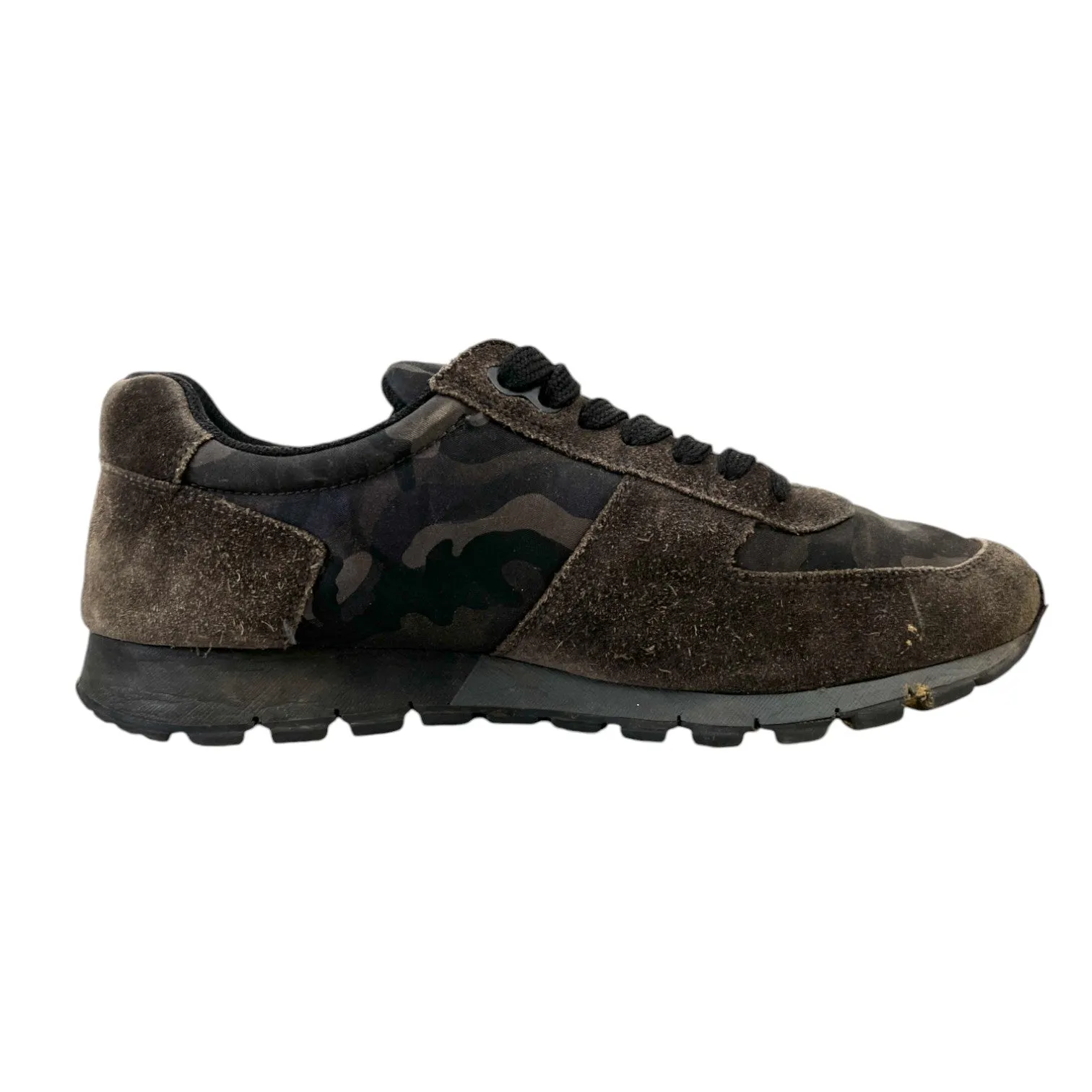 Men's Camouflage Runners Low Trainers Khaki Size EU 42 / UK 8