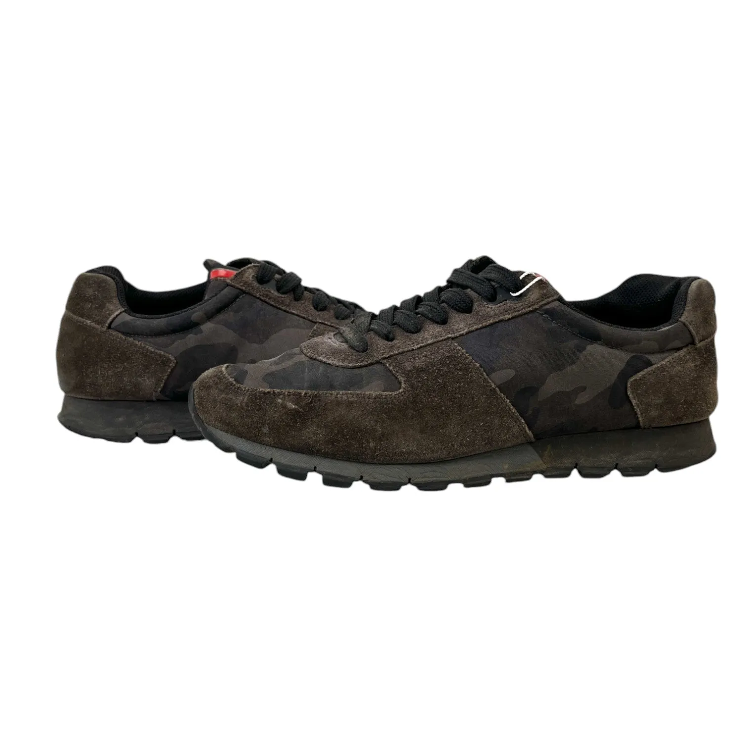 Men's Camouflage Runners Low Trainers Khaki Size EU 42 / UK 8