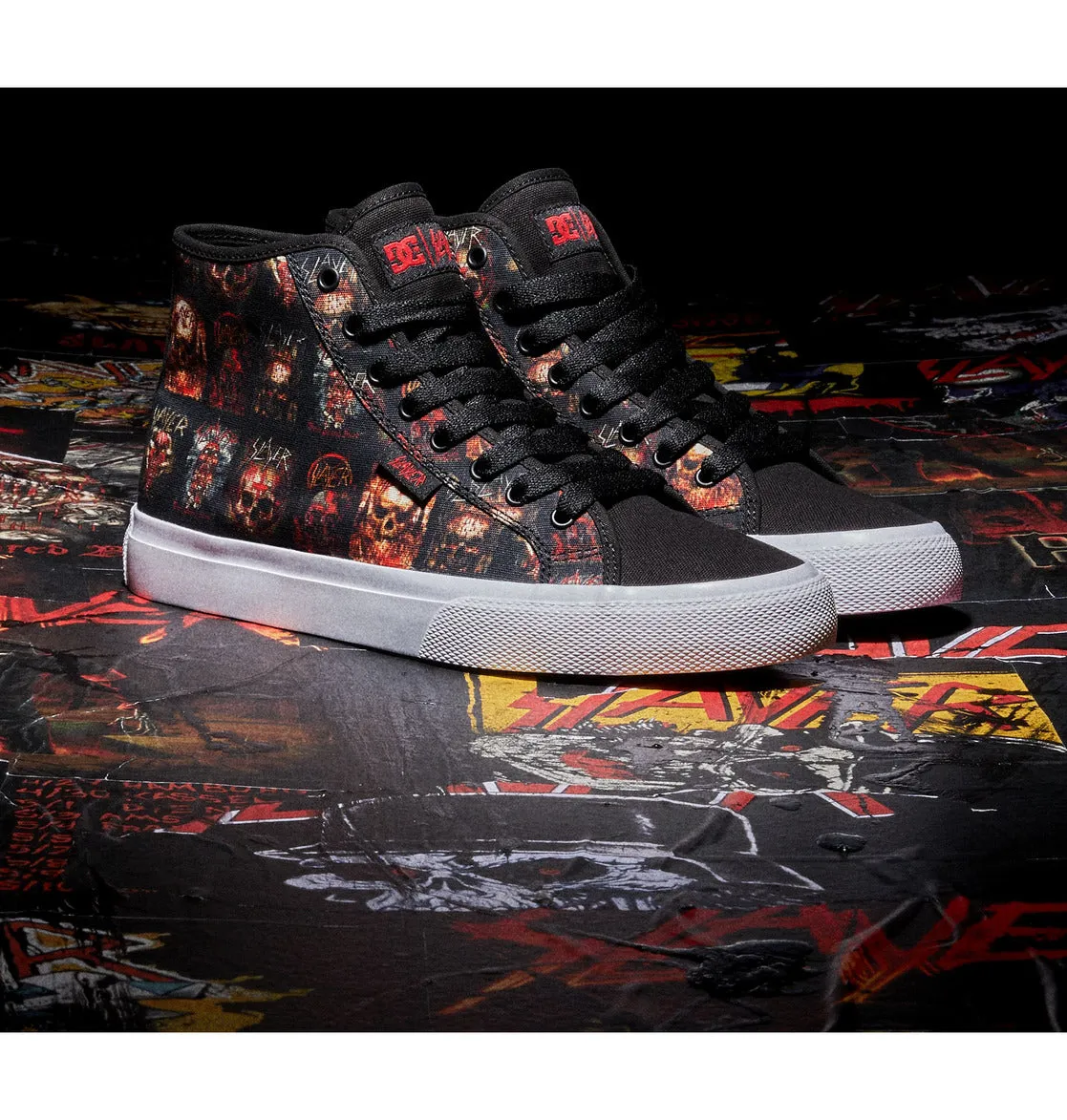 Men's DC x Slayer Manual Hi High-Top Shoes