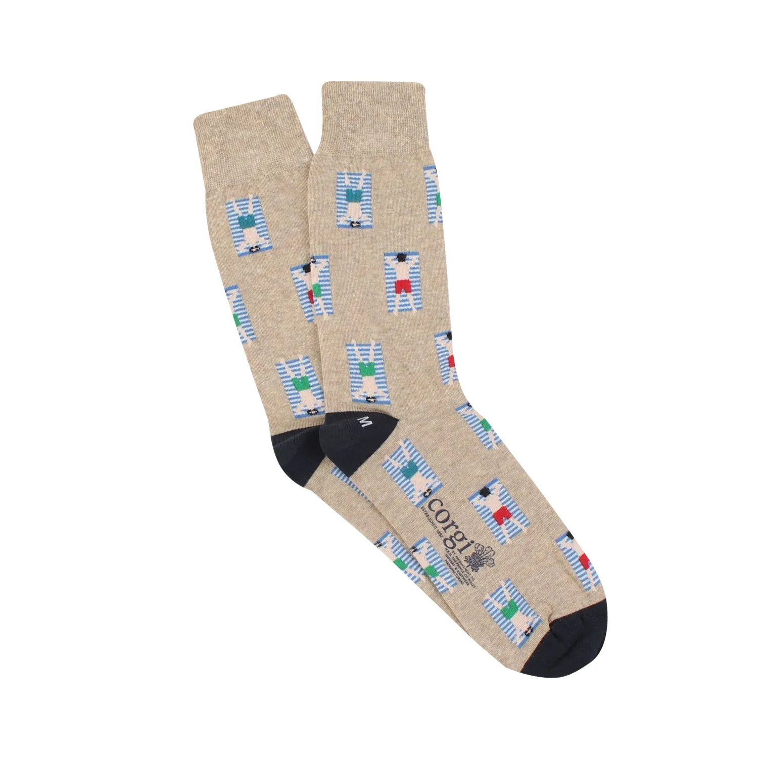 Men's Sun Bathers Cotton Socks