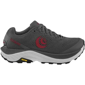 Men's Topo Ultraventure 3 Grey/Red Mesh