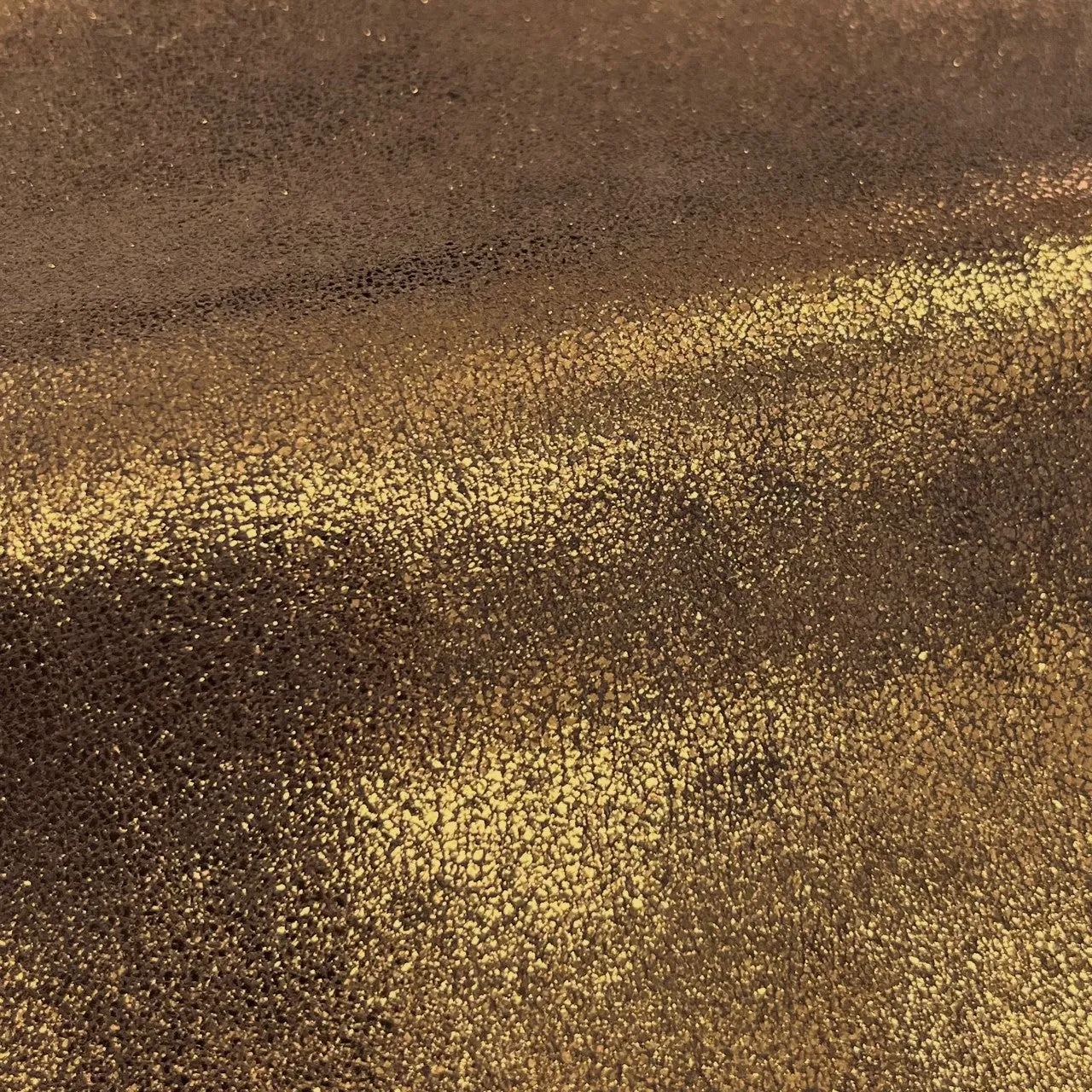 Metallic Foil Cow Hide