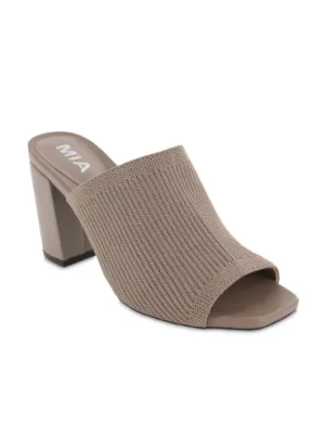 Mia Sand Open Toe Mesh Heel