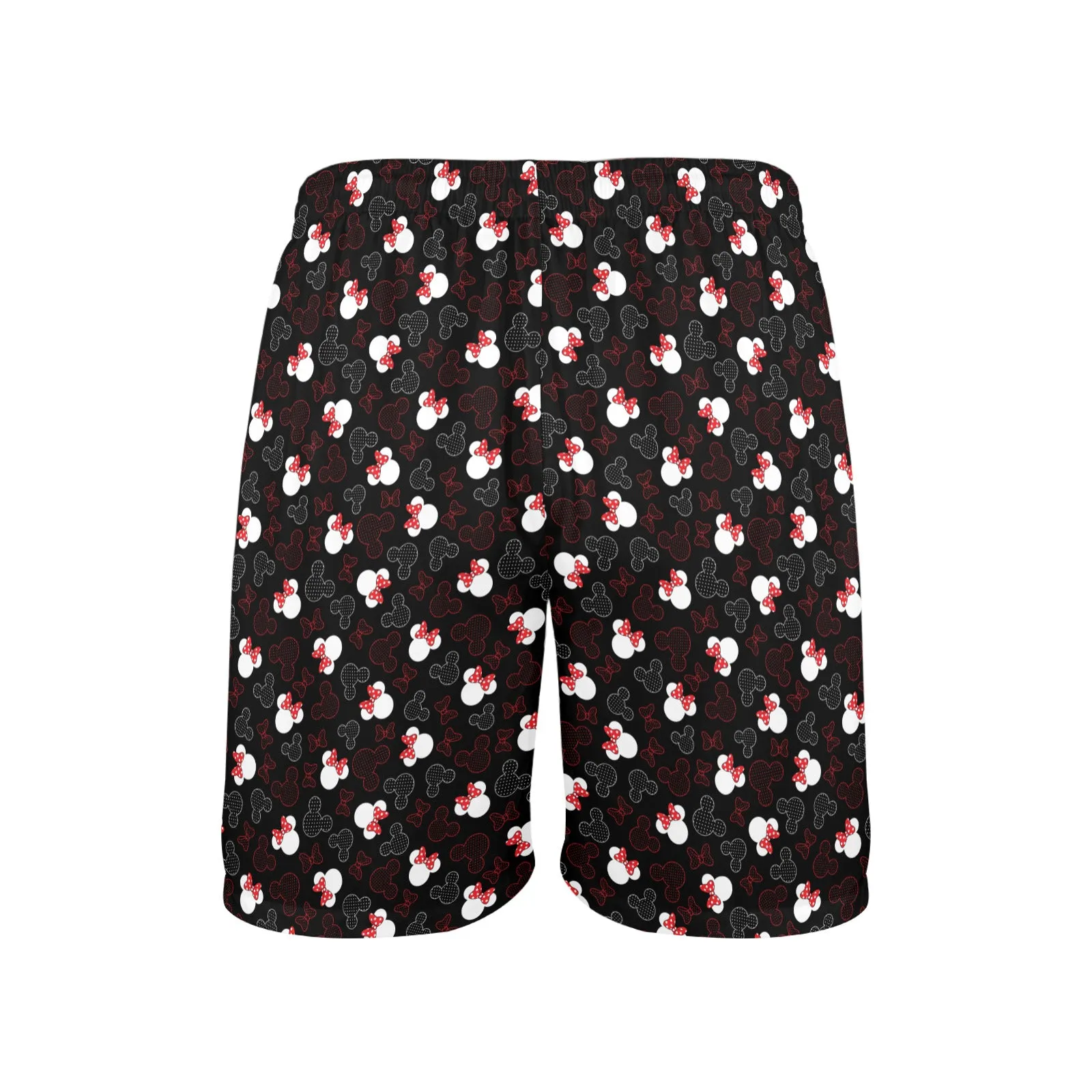 Mickey And Minnie Dots Men's Swim Trunks Swimsuit