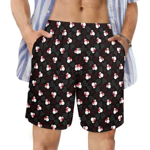 Mickey And Minnie Dots Men's Swim Trunks Swimsuit