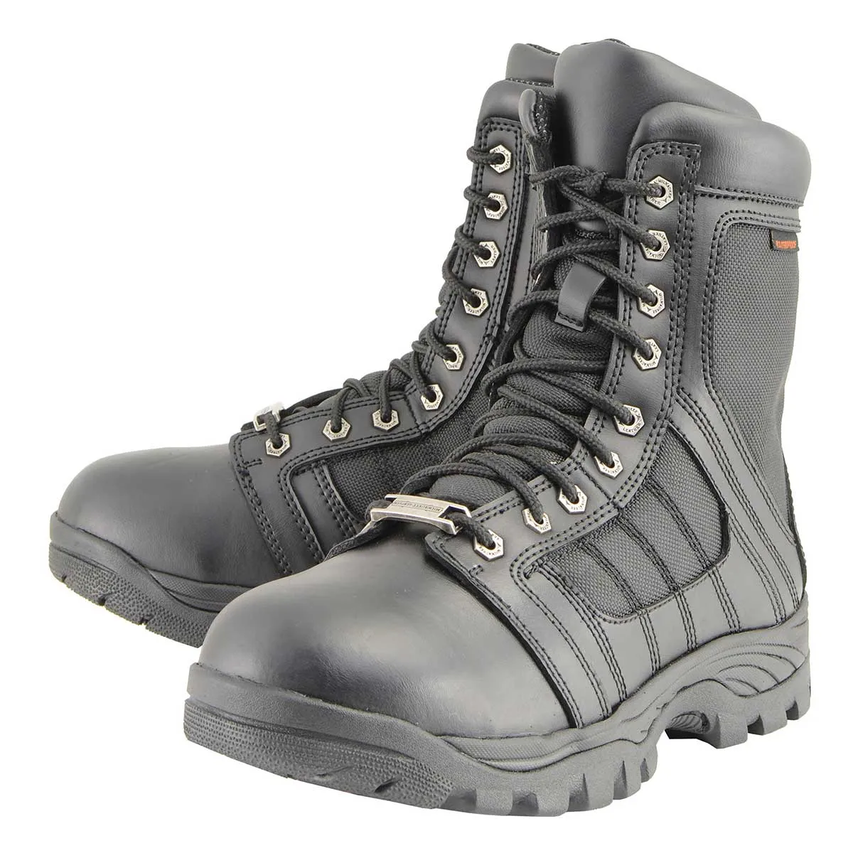 Milwaukee Leather MBM9130WP Men’s Black Lace-Up Waterproof Work Boots