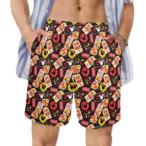 Minnie Tags Men's Swim Trunks Swimsuit