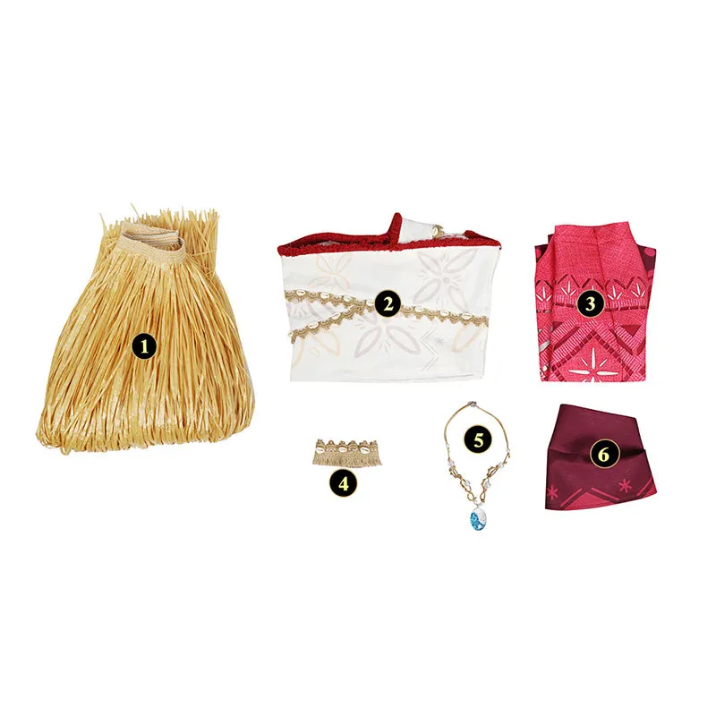 Moana 2 2024 Movie Moana Cosplay Costume