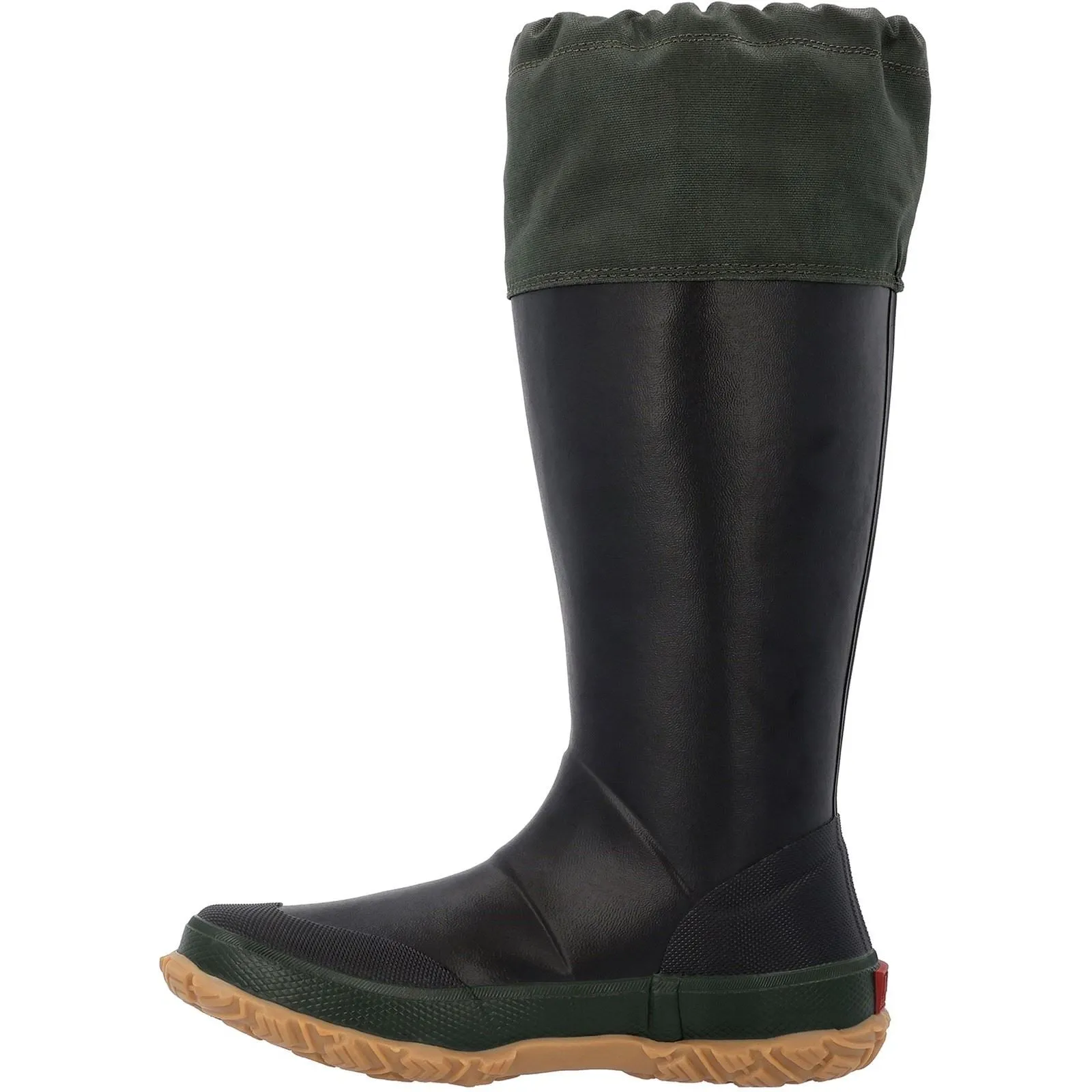 Muck Boots Forager Rubber Black/Moss Green Wellington Boots