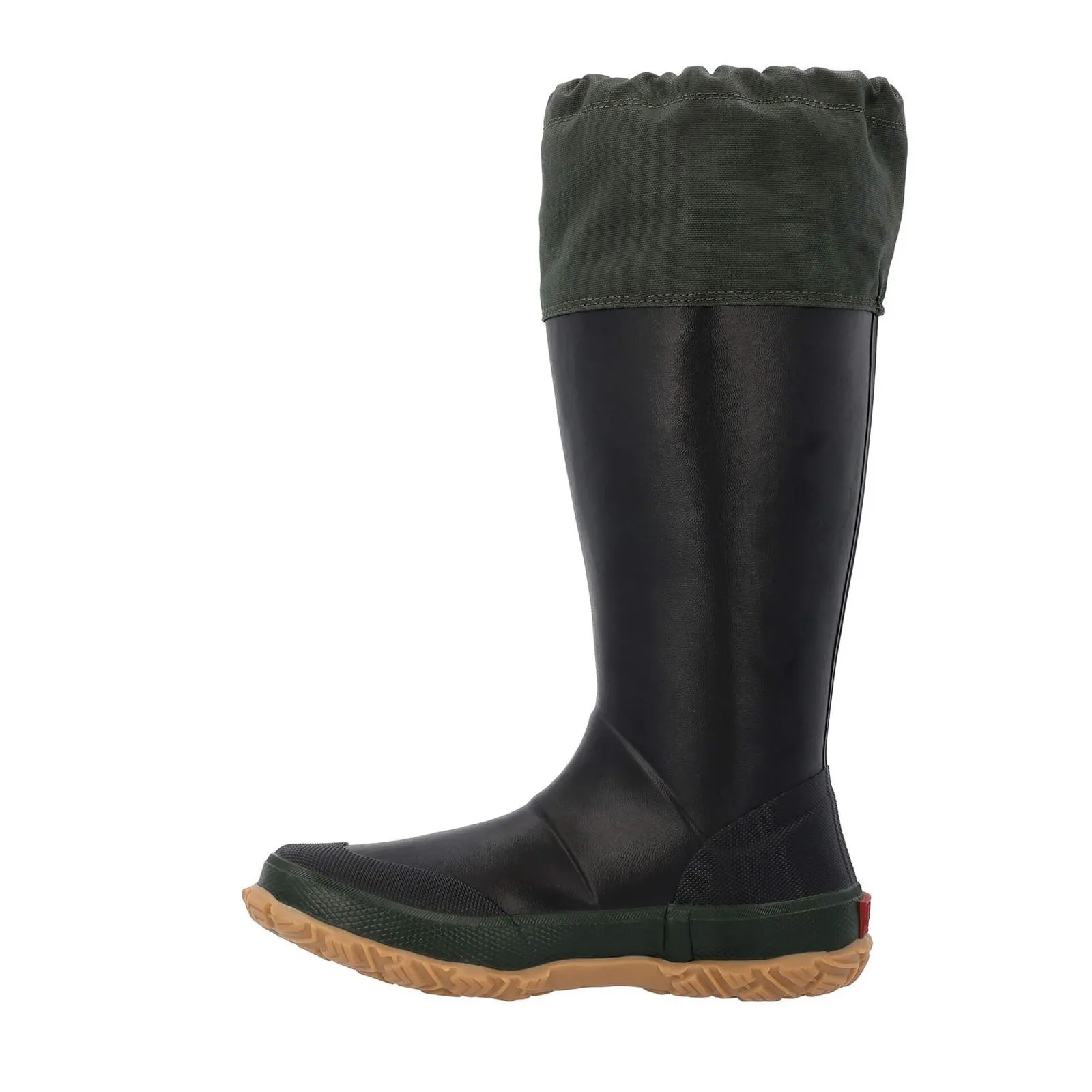 Muck Boots Forager Rubber Black/Moss Green Wellington Boots