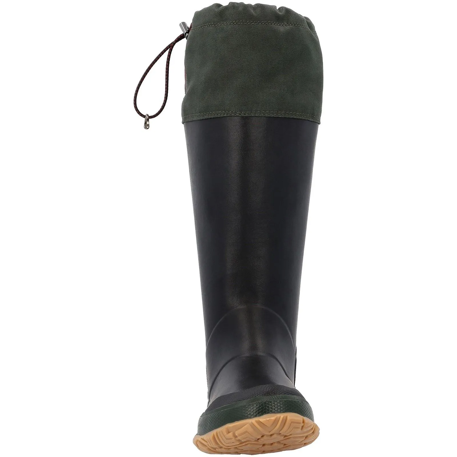 Muck Boots Forager Rubber Black/Moss Green Wellington Boots