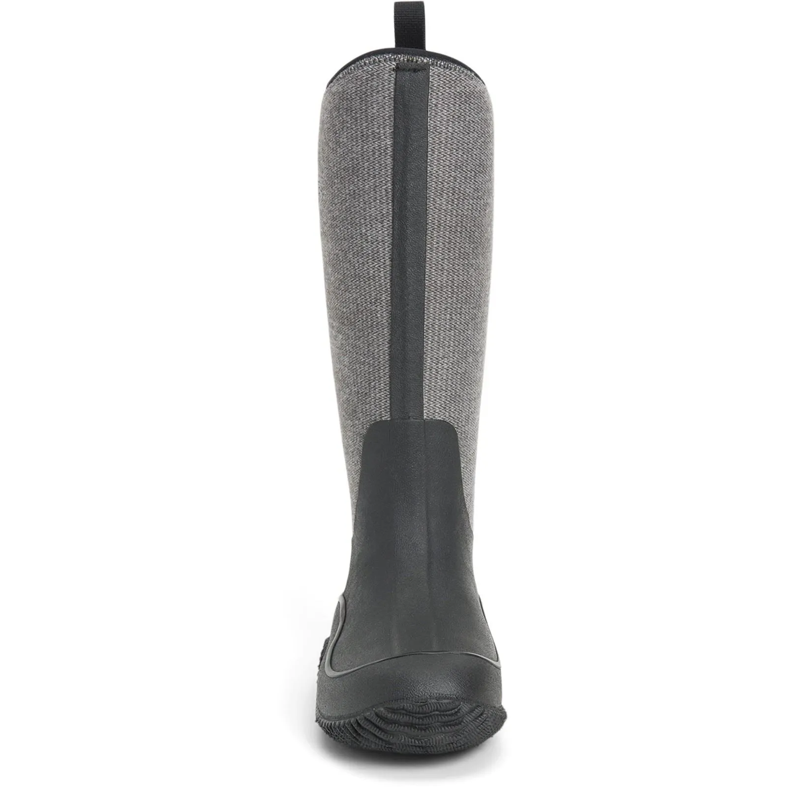 Muck Boots Hale Rubber Black W/ Fuzzy Herringbone Wellington Boots