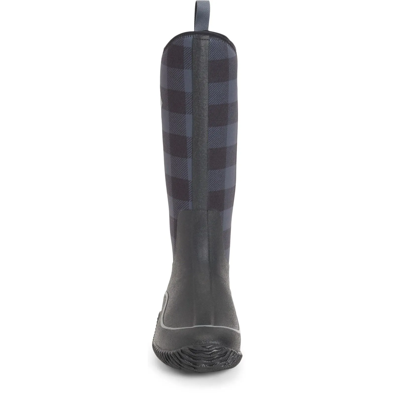 Muck Boots Hale Rubber Black/Grey Plaid Wellington Boots