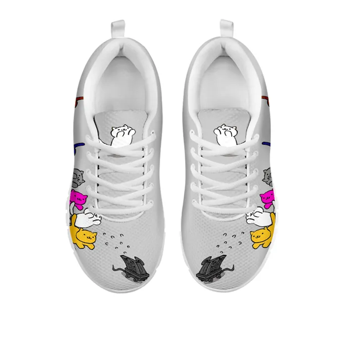 Nekos Chasing Mouse Droid - Women's Running Shoes