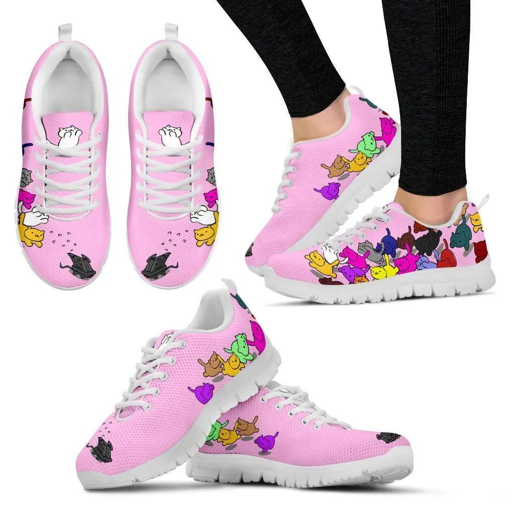 Nekos Chasing Mouse Droid - Women's Running Shoes