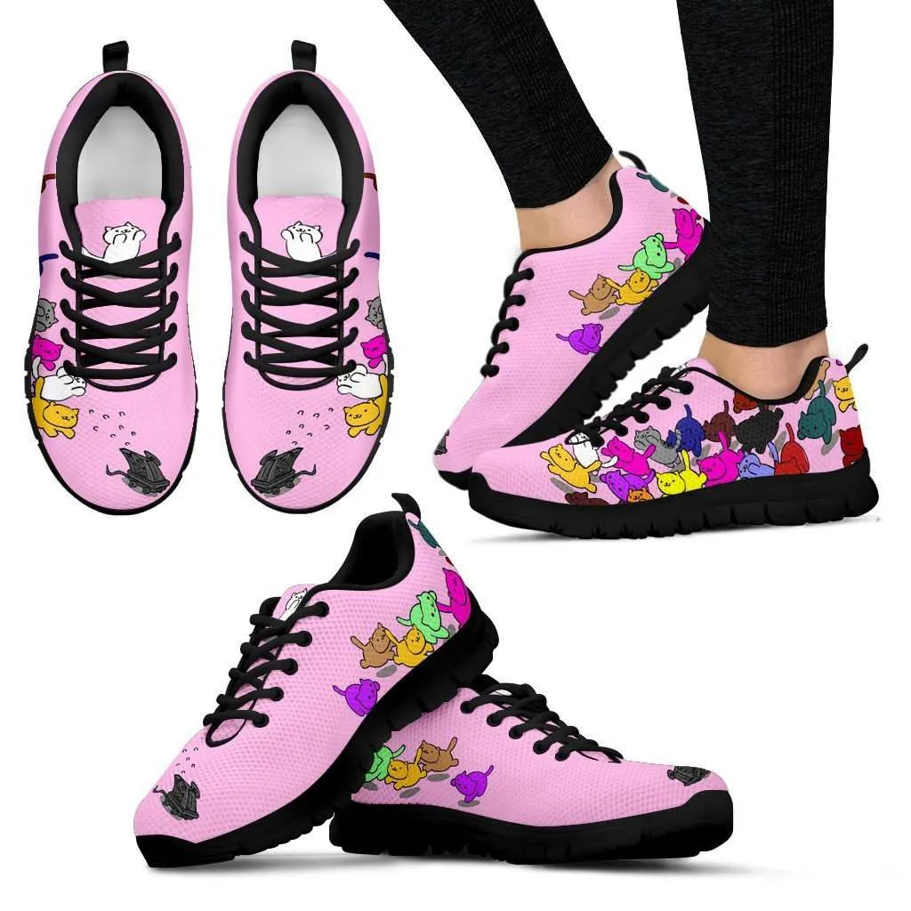 Nekos Chasing Mouse Droid - Women's Running Shoes