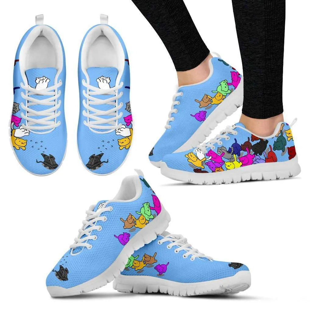 Nekos Chasing Mouse Droid - Women's Running Shoes